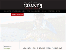 Tablet Screenshot of grandfishing.com